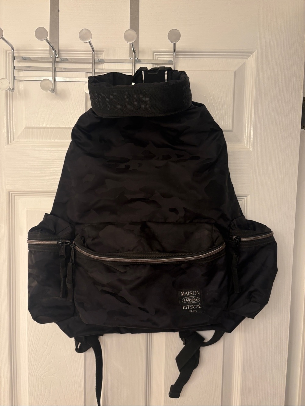 Eastpak x Maison Kitsune Fox Camo Rolltop Backpack